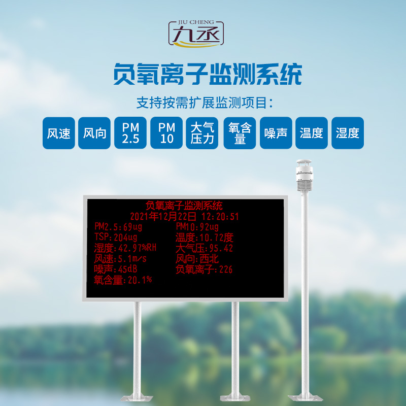 空氣負氧離子監測站